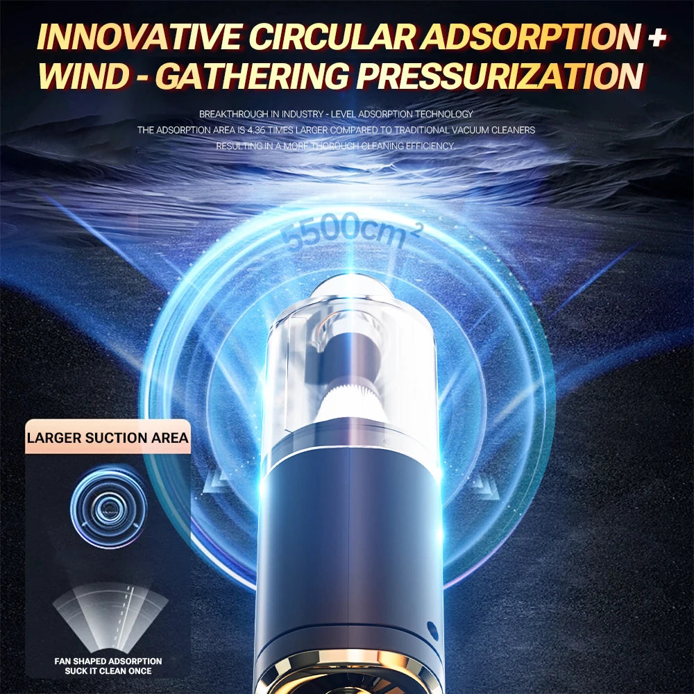 2026 New Mini Vacuum Cleaner Powerful Cordless Portable Car Vacuum Cleaner