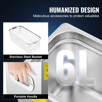 6L High Frequency Ultrasonic Cleaner