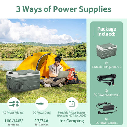 Outdoor portable car fridge