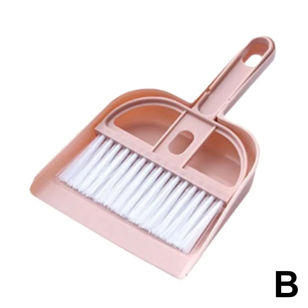 Mini Desk Broom And Dustpan Set Small Handheld Brush Dustpan