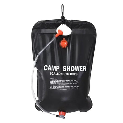 Large-Capacity 20L Outdoor Solar-Heated Portable Camping Shower Bag