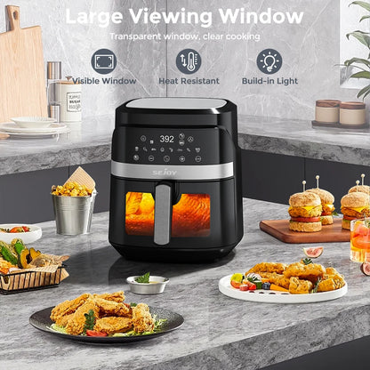 8-in-1 Air Fryer 6 Qt Large Capacity Countertop Home Fryer for Fried Chicken Fries