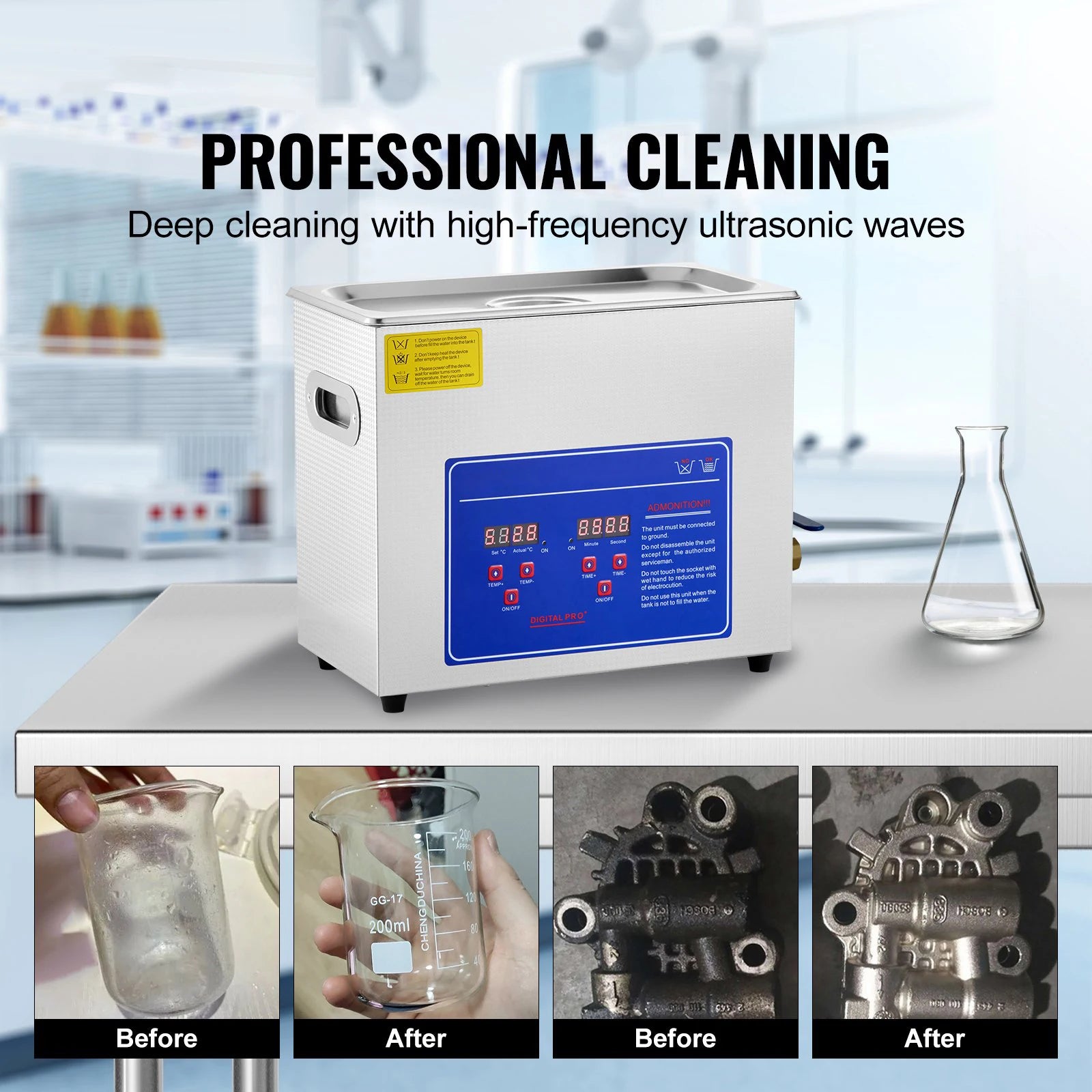 Stainless Steel Ultrasonic Dishwasher